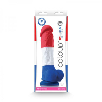 Colours Pleasures Tricolor 8 Dildo "