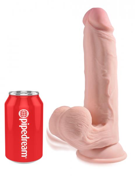 King Cock Triple Density Plus 9in Cock W/ Swinging Balls