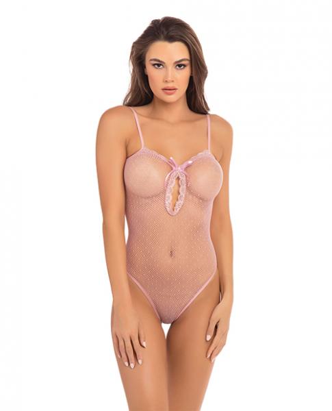 Undone See Through Bodysuit Rose O/s