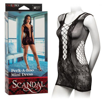 Scandal Peek-a-boo Mini Dress