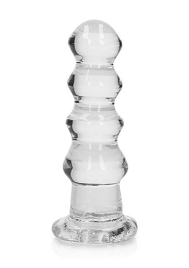 Realrock Curvy Dildo Or Butt Plug 5.5in Transparent