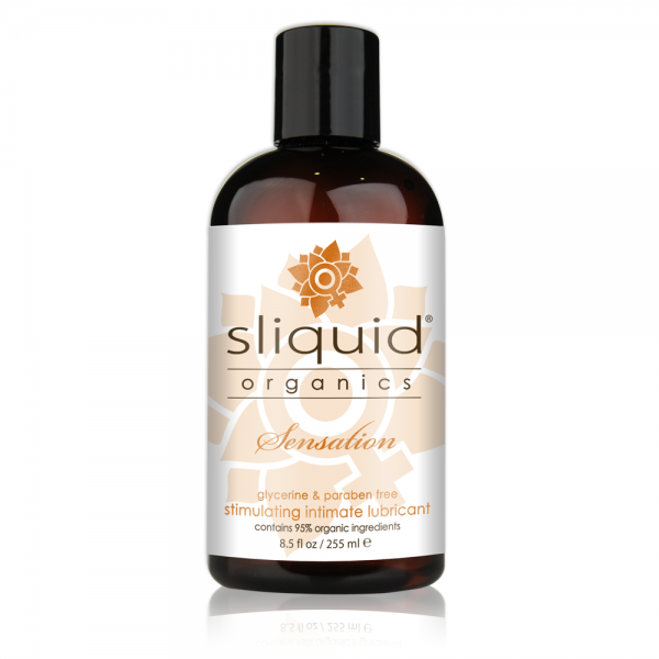 Sliquid Organic Sensations Warming Lubricant 8.5oz