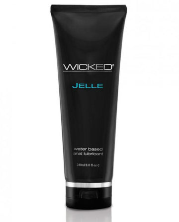 Wicked Jelle Water Based Anal Lubricant 8oz