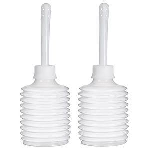 Cloud 9 Fresh + Portable Anal Enema Douche 3.3oz EZ Squeeze Bulb 2 Pack