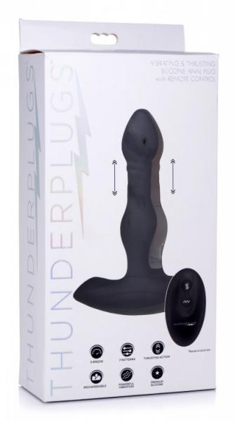 Thunder Plugs Vibrating & Thrusting Anal Plug