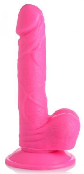 Pop 6.5in Dildo W/ Balls Pink