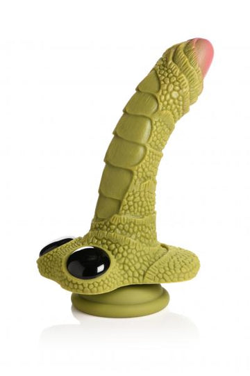 Creature Cocks Swamp Monster Green Scaly Silicone Dildo